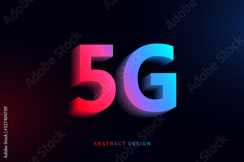 5g network wireless Internet. Technology and network concept.Vector illustration.
