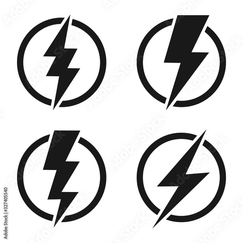 lightning, bolt, logotype, icon, flash, thunderbolt, vector, electric, charge, electrical, abstract, arrow, art, black, blitz, concept, danger, design, electrician, electricity, element, energy, fast,