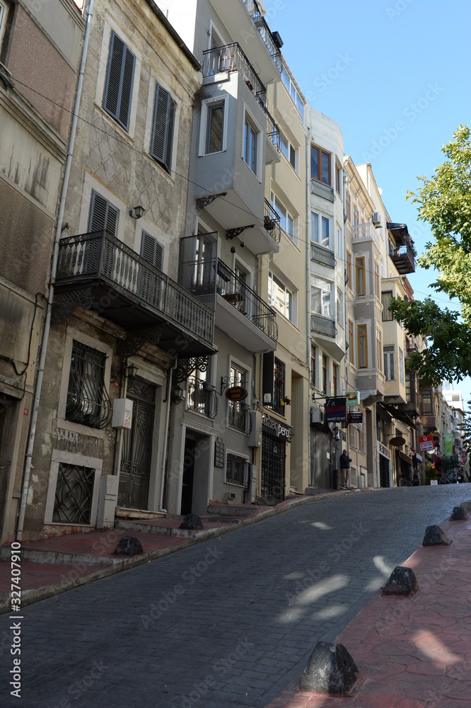 Yeni Charshi street in Beyoglu district of the old part of Istanbul