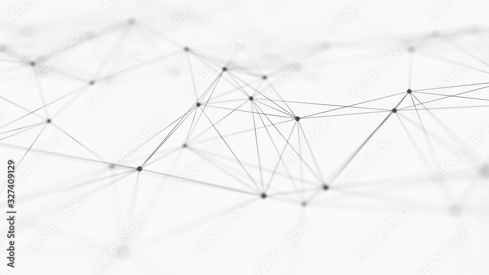 Wave 3d. Wave of particles. Abstract white Geometric Background. Big data visualization. Data technology abstract futuristic illustration. 3d rendering. Wave 3d. Wave of particles. Abstract white Geometric Background. Big data visualization. Data technology abstract futuristic illustration. 3d rendering.