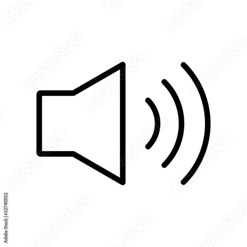 sound volume icon vector template