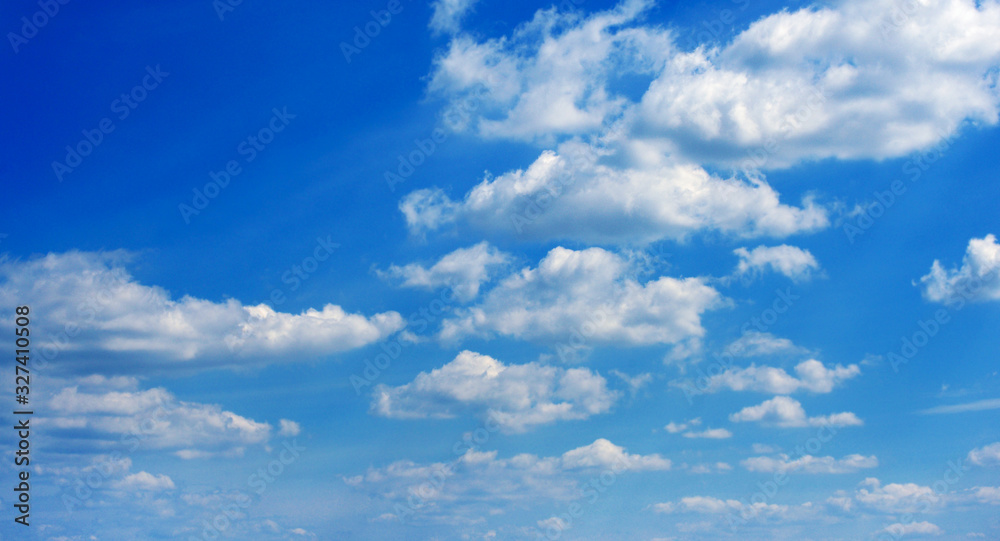 White clouds in blue sky White clouds in blue sky