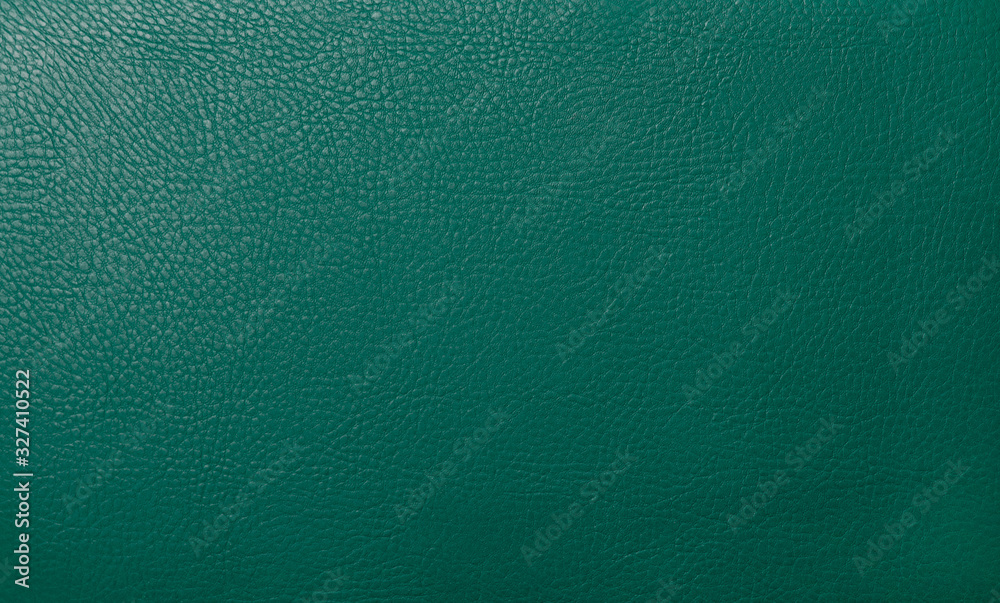 Green leather background or texture Green leather background or texture