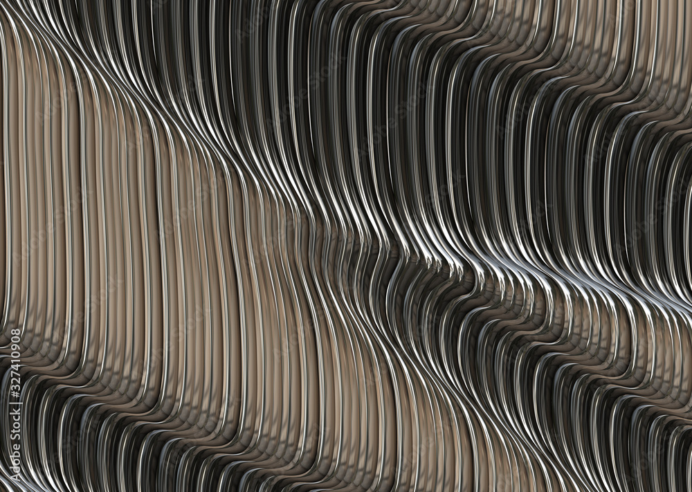 abstract distorted metal abstract distorted metal