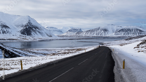 Paysage islandais en hiver