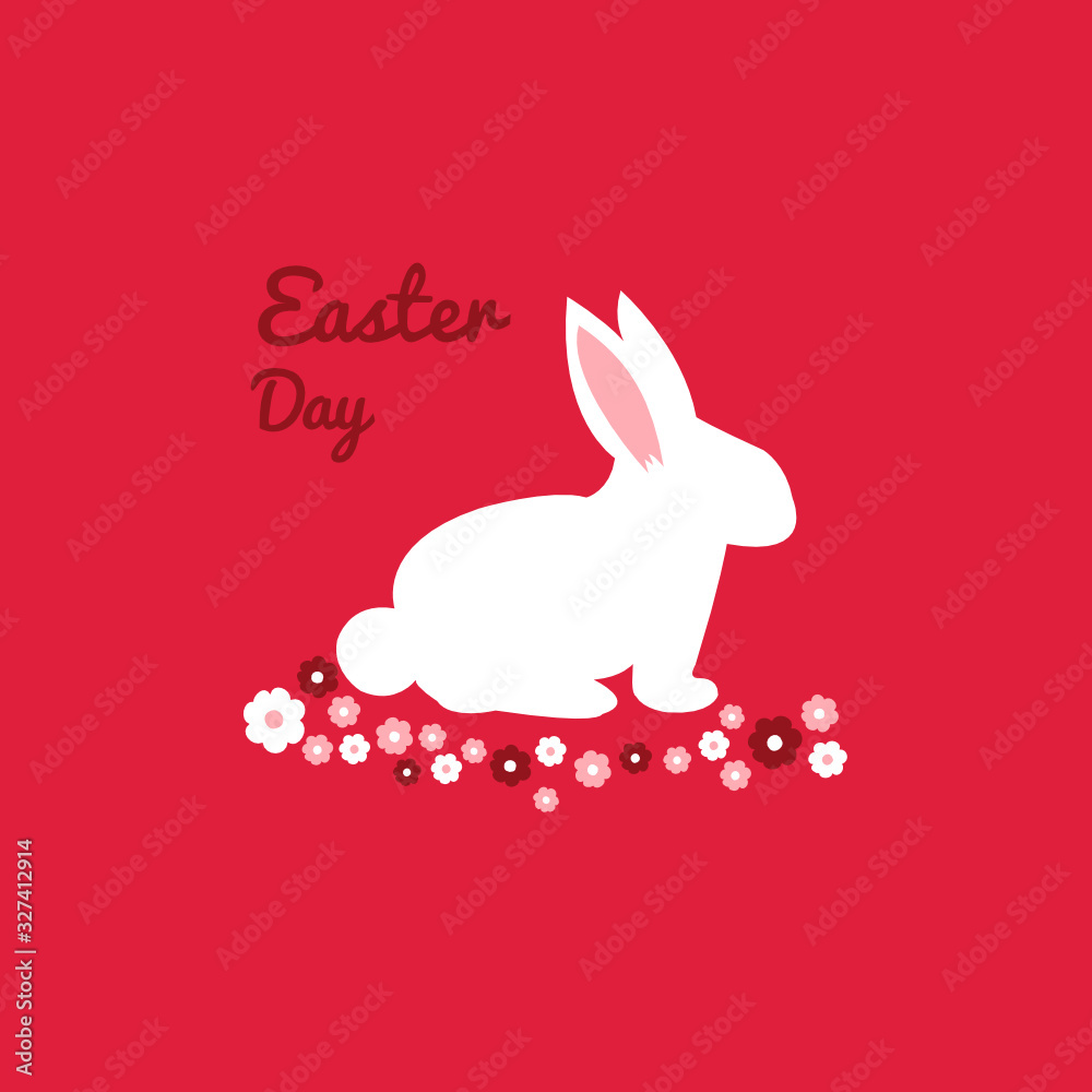Happy Easter greeting card vector image Happy Easter greeting card vector image