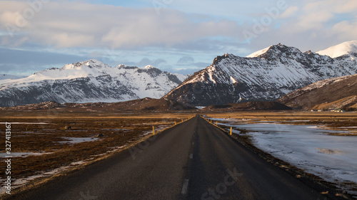 Paysage islandais depuis la route 1
