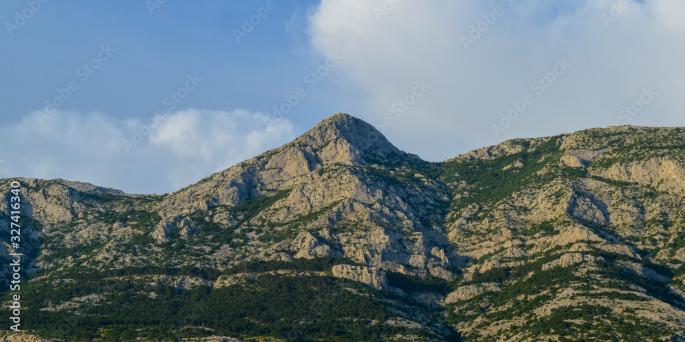 Panoramic view of Makarska riviera