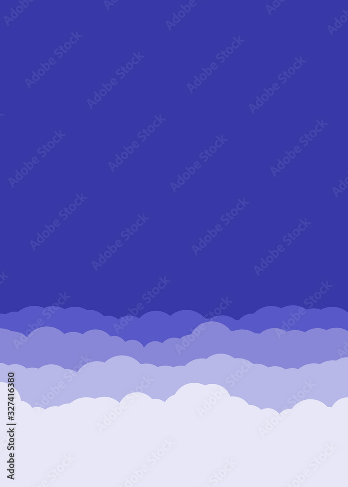 Abstract Color Clouds Sky Generative Art background illustration Abstract Color Clouds Sky Generative Art background illustration