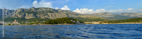Panoramic view of Makarska riviera