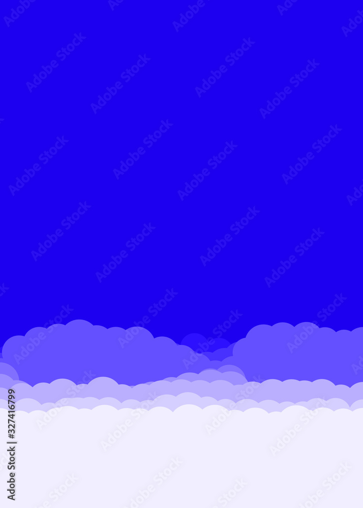 Abstract Color Clouds Sky Generative Art background illustration Abstract Color Clouds Sky Generative Art background illustration