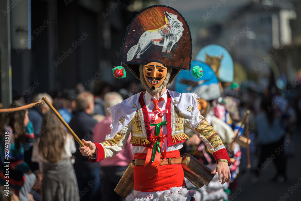 Cigarron en los carnavales de Verin, Ourense