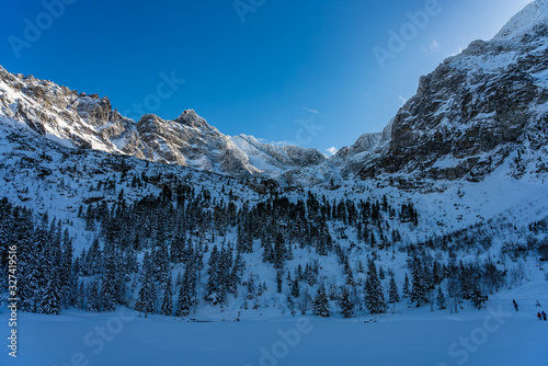 winter in the rocky mountains