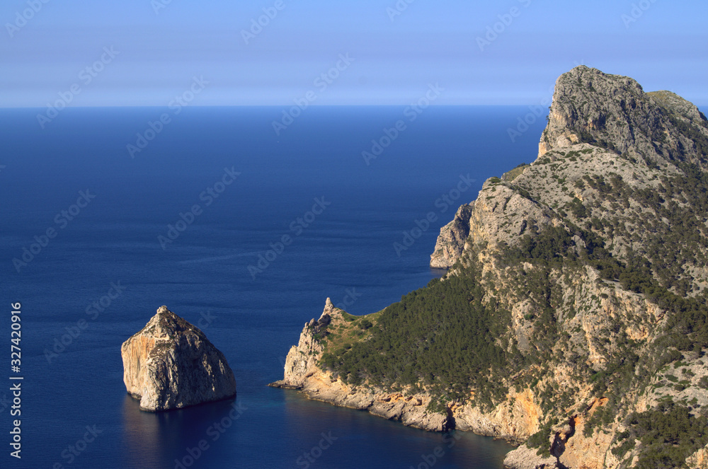 View from Formentor Lookout in Mallorca Island View from Formentor Lookout in Mallorca Island