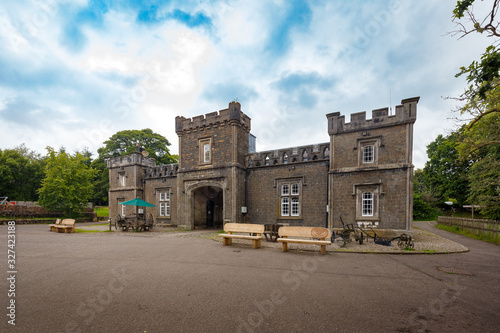 Mugdock Castle Visitors centre in Mugdock Country Park, Milngavie, Mugdock, Glassgow, Scotland, UK