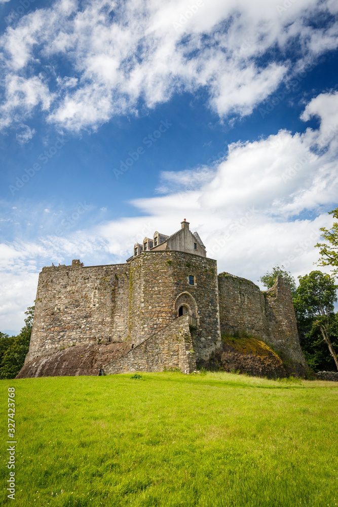 Dunstaffnage Castle in Oban, Scotland, UK