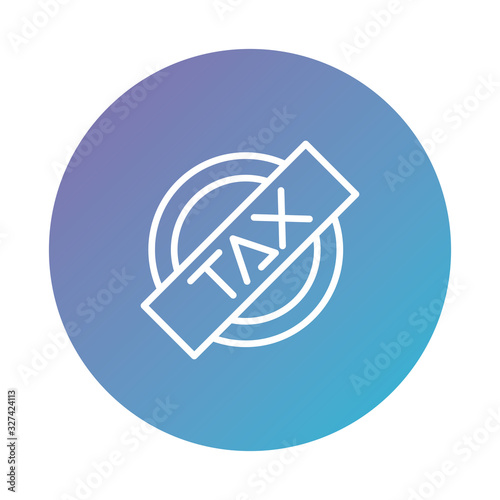 tax obligation seal stamp degraded style