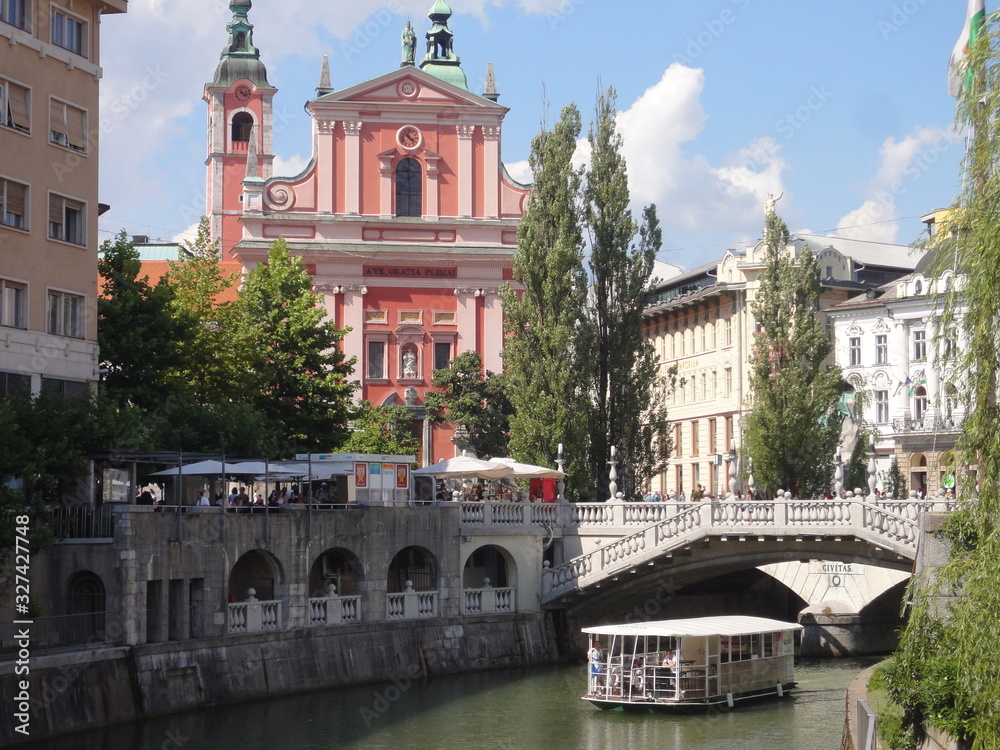 Obraz premium Ljubljana Slowenien