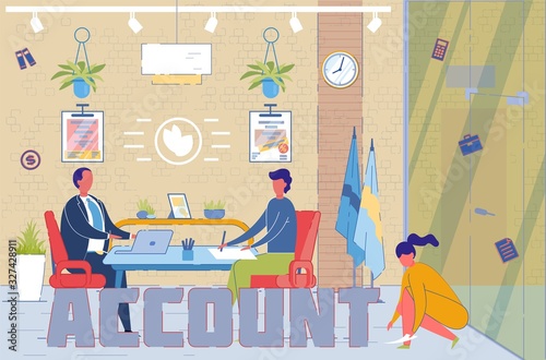 Accounting and Bookkeeping Word Concept Banner