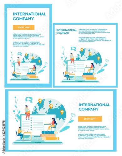 International Company Presentation Banner Set