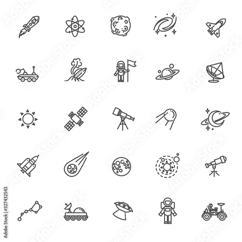 Astronomy, Astrology and Space icons