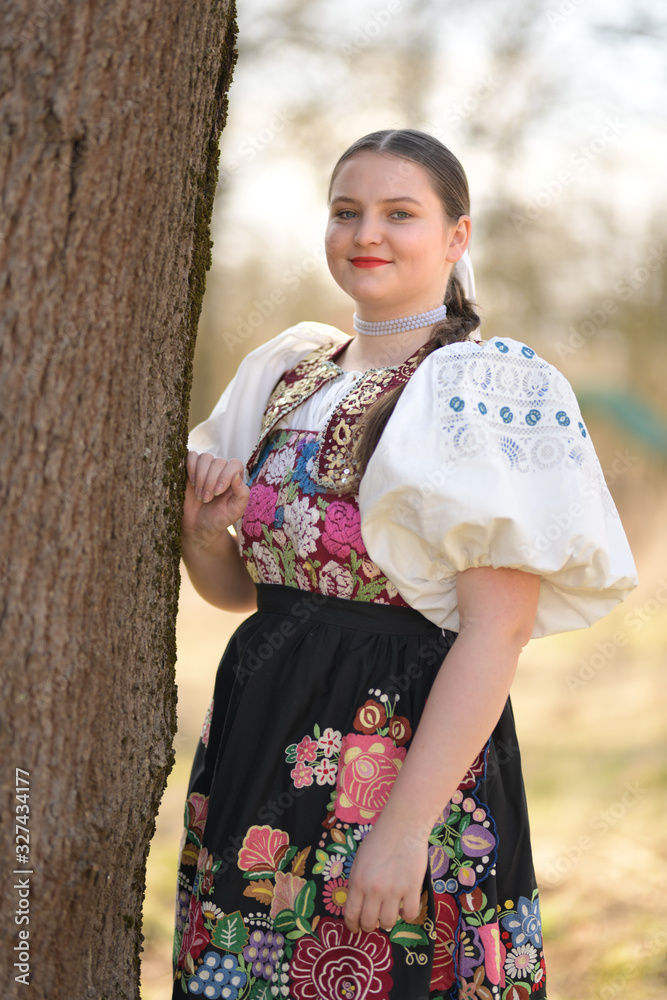 slovak folklore woman slovak folklore woman