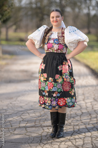 slovak folklore woman 