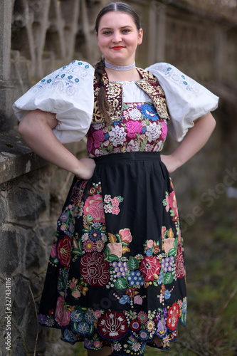 slovak folklore woman 