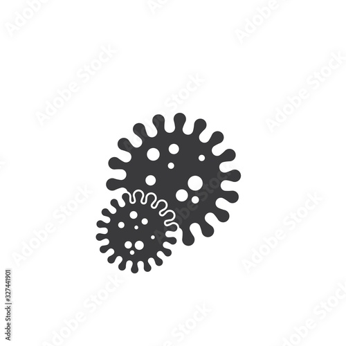 virus and bacteria icon vector illustration design