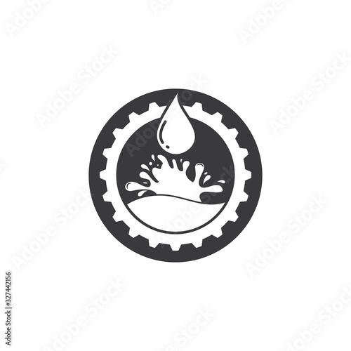 plumbing vector illustration logo icon