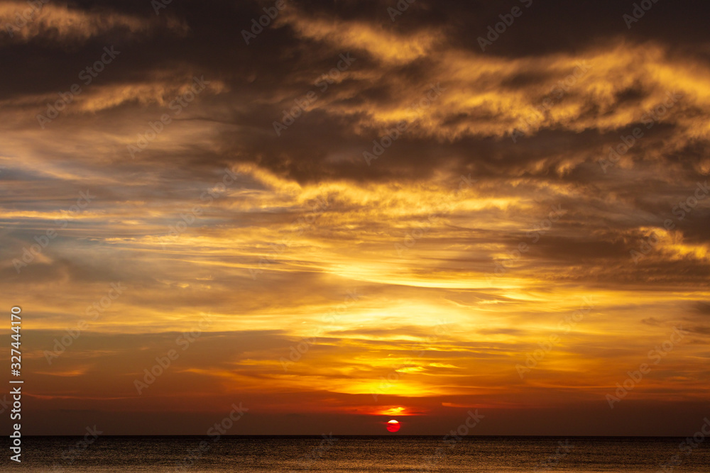 sunset Kizimkazi Unguja Zanzibar Island Tanzania East Africa