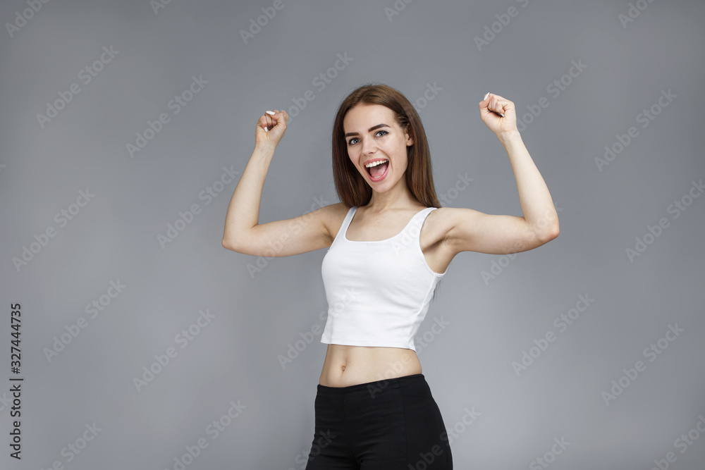 Girl Holding Hands Up Girl Holding Hands Up