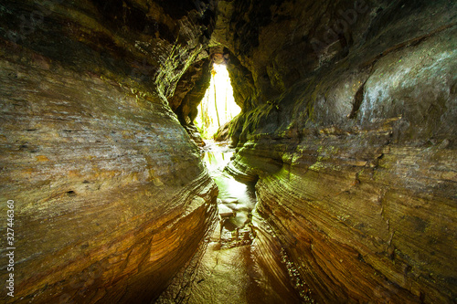 Tunel in Cave photo