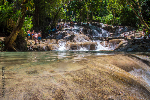 Dunn's Waterfalls in Jamaica 