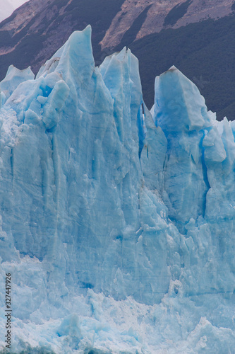 A close view of perito moreno glacier