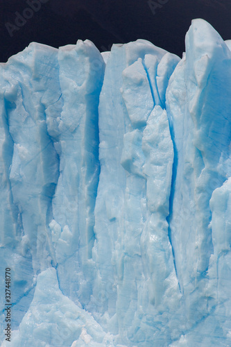A close view of perito moreno glacier