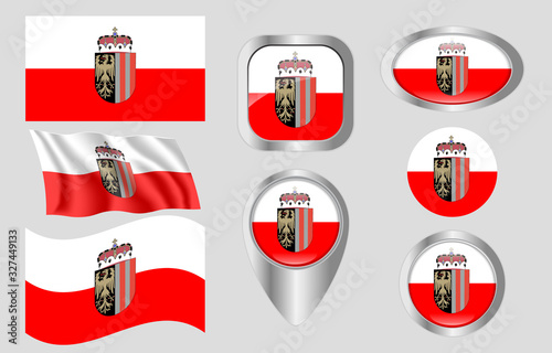 Flag of Upper Austria, Austria