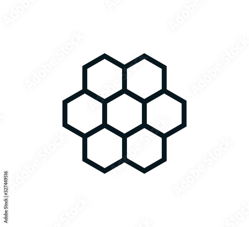 Honey icon vector logo template