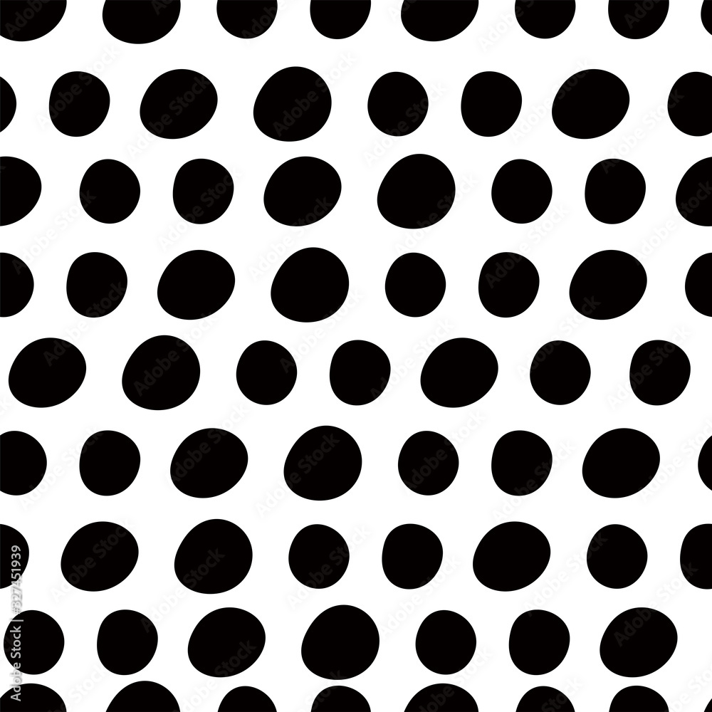 Hand-painted Aligned polka dot pattern variation Hand-painted Aligned polka dot pattern variation