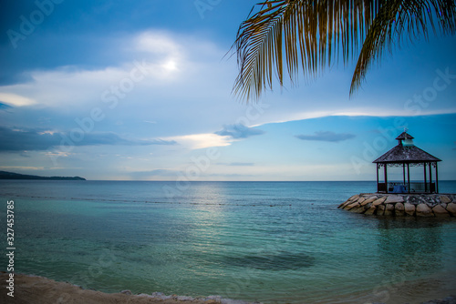 Gazebo at the beach in Jamaica  © Joseph