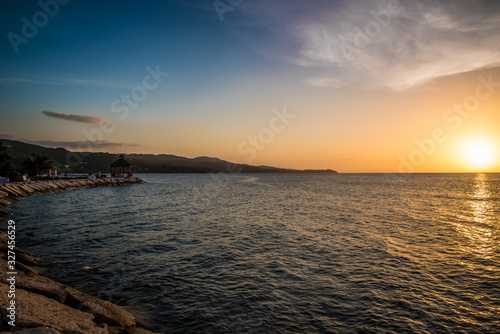 Tropical Island Sunset 