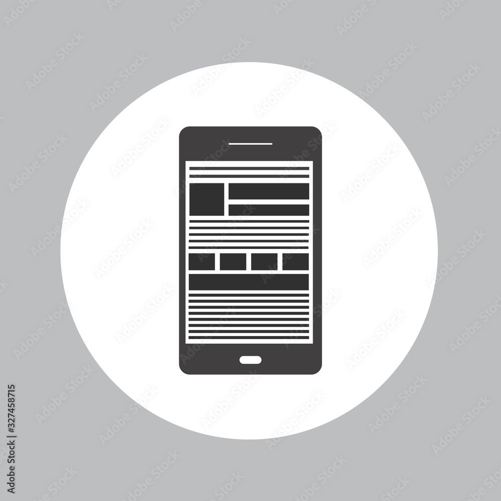 smartphone icon flat design smartphone icon flat design