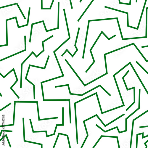 Colorful painted simple line pattern variation