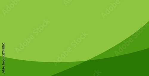 simple green background . flat green gradation . wavy background