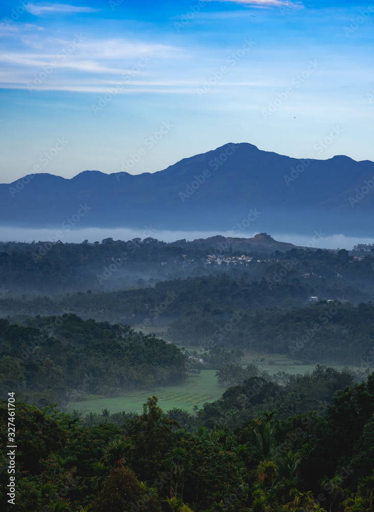 view of mountains