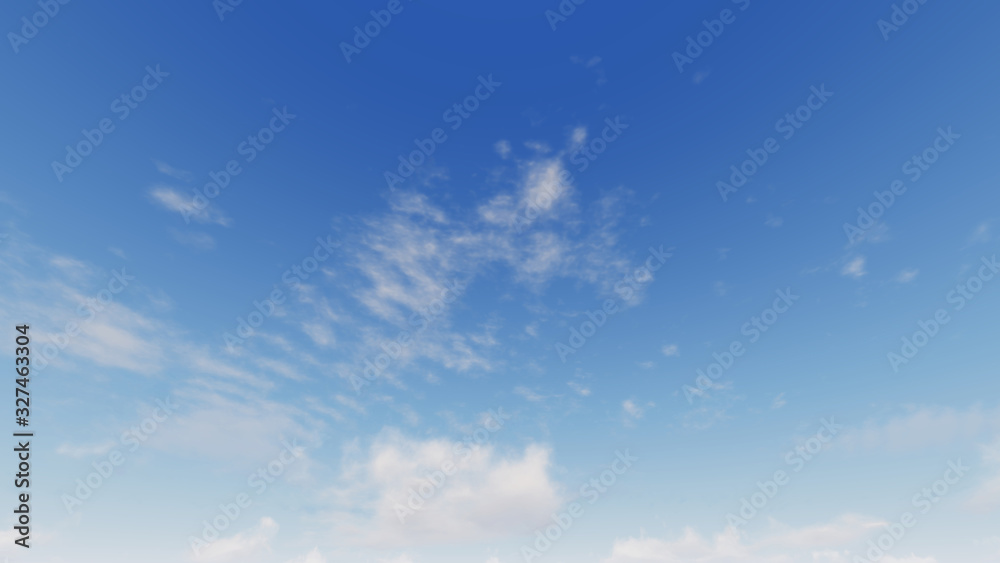 Fototapeta premium Cloudy blue sky abstract background, blue sky background with tiny clouds