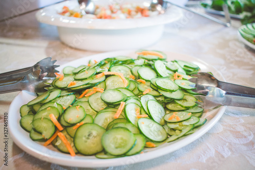 cucumber salad with grated carrots