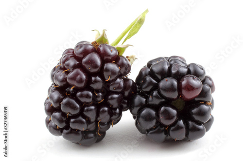 Two blackberries