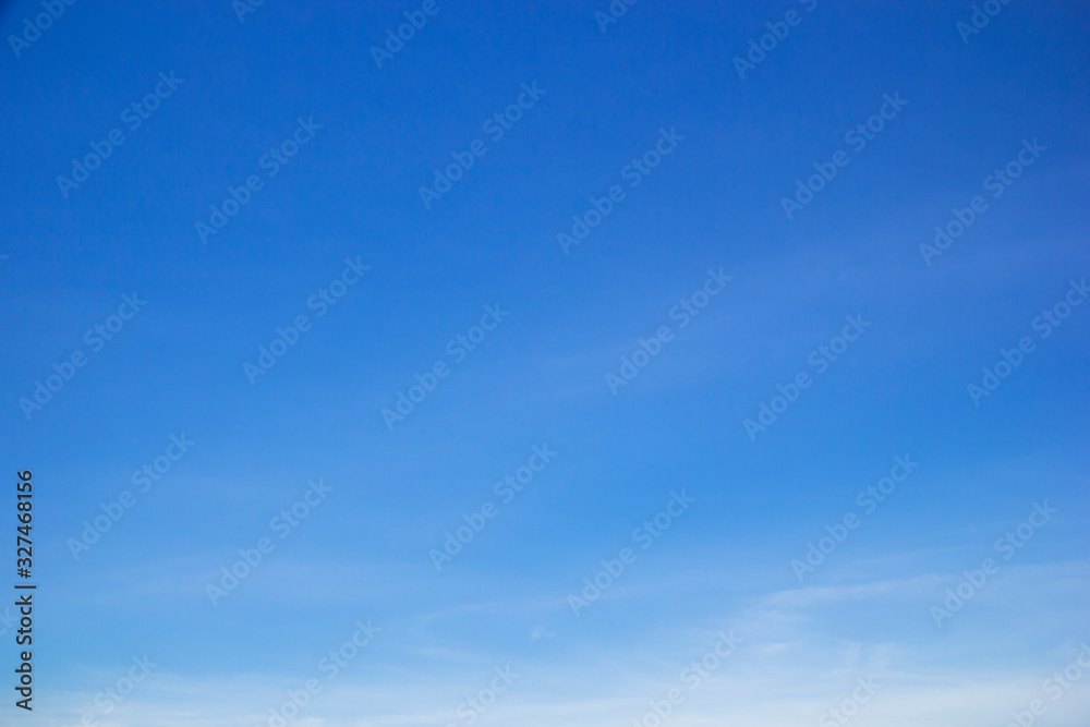Blue sky background and white clouds soft focus, and copy space - obrazy, fototapety, plakaty 