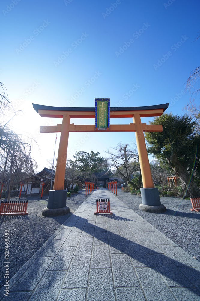 京都の平野神社 京都の平野神社